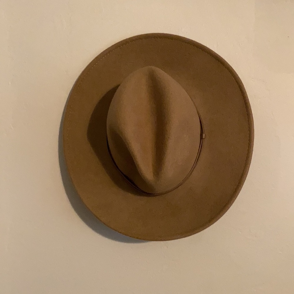 Anthropologie wool felt wide brimmed hat